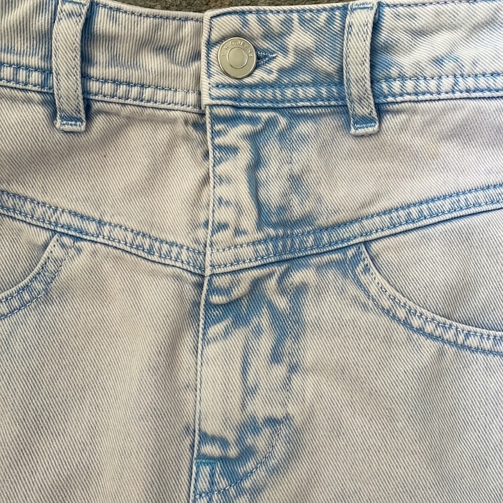 Iro Paris Jaliska Denim Mini Skirt Blue Size FR38 /US 6 - Picture 9 of 14